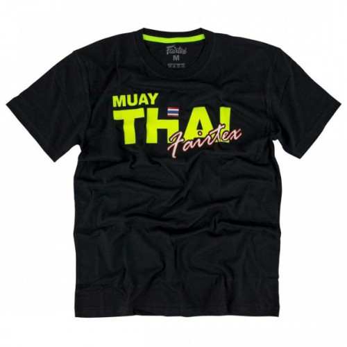 Футболка тайский бокс Fairtex (TST-178 Neon yellow)